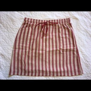 Max Studio red-stripe skirt, size M